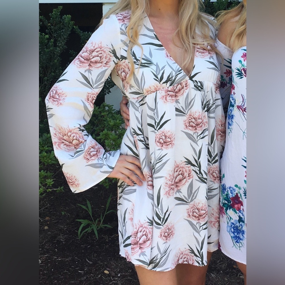 Long Sleeve Floral Dress
